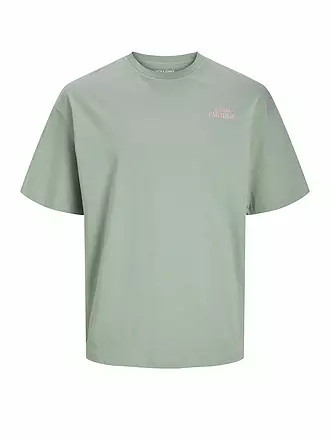 JACK & JONES | T-Shirt JJEAMES | hellgrün